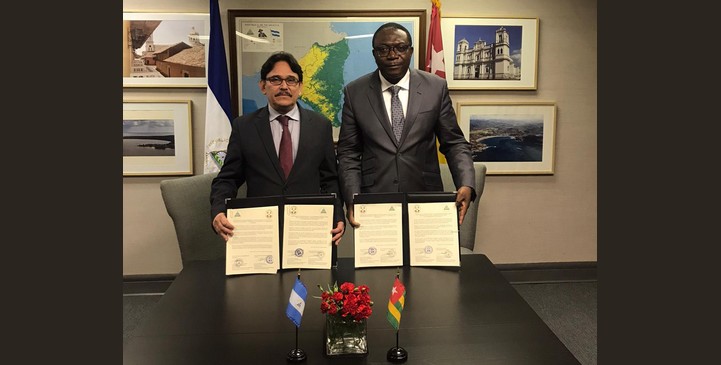 Lomé et Managua établissent des relations diplomatiques